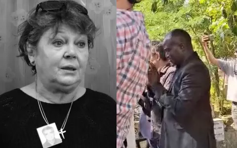 Actorul Victor Yila, în lacrimi pe tot parcursul înmormântării actriței Anca Pandrea: „Înfiorător de greu! Am fost prieteni foarte buni și vom rămâne prieteni”