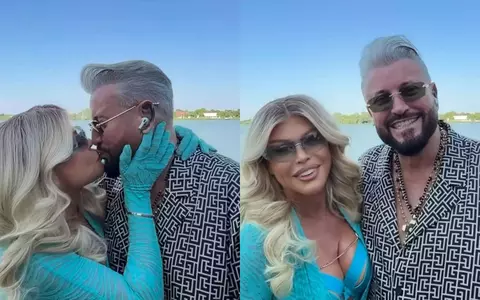 Loredana Groza și Cătălin Botezatu, noi imagini în care se sărută. Au făcut același gest în urmă cu aproape 4 ani, de ziua designerului: „Aș săruta-o încontinuu!”