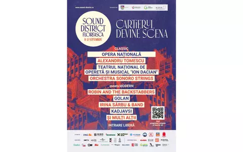 Peste 400 de artiști și 40 de concerte transformă Floreasca într-o scenă urbană pe 11 și 12 septembrie