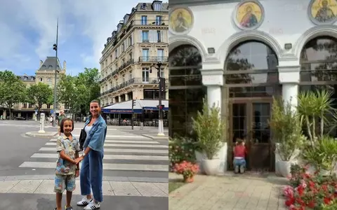 Claudia Pătrășcanu, în genunchi în fața bisericii, după ce fiul ei a refuzat să stea împreună. Ce acuzații îi aduce lui Gabi Bădălău: „Stătea ca un gardian lângă noi!”