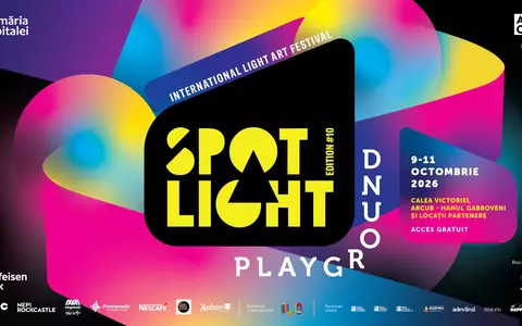 Spotlight 2026: 19 instalații, 6 clădiri emblematice transformate prin video mapping, 3 seri de artă și lumină pe Calea Victoriei
