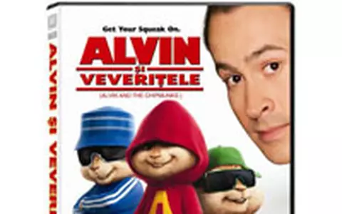 ”Alvin si veveritele” se lanseaza pe DVD