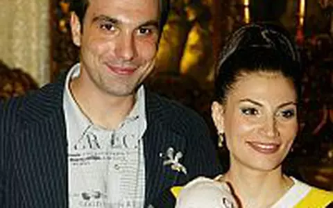 Alexandru Papadopol si Ioana Ginghina si-au botezat fetita