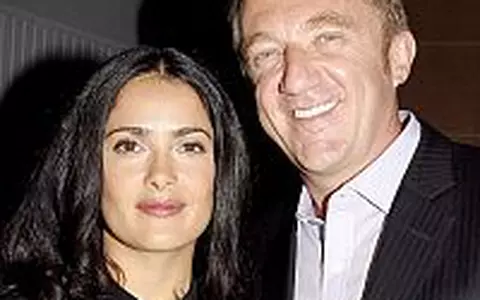 Salma Hayek si Henri Francois Pinault - Dragostea pluteste in aer