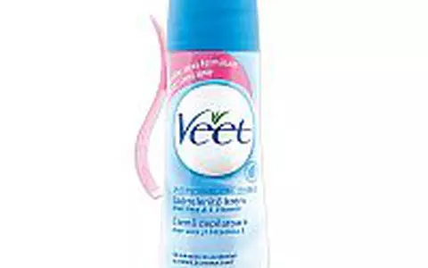 Veet crema spray - Pentru picioare delicate si catifelate pentru mai mult timp