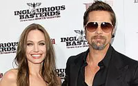 Fotografia zilei: Brangelina la premiera filmului ”Inglorious Bastards” din California