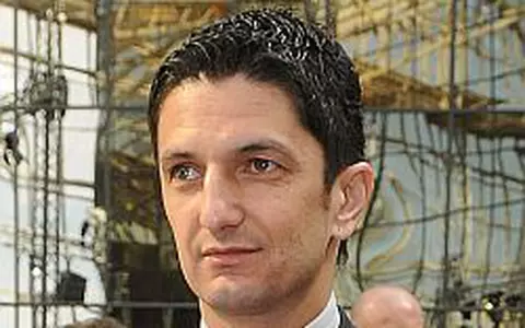 Razvan Lucescu pe platoul de filmare