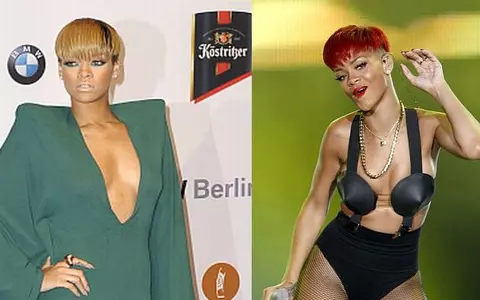 Rihanna - blonda sau roscata?
