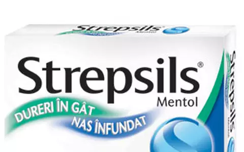 Strepsils Mentol pentru dureri in gat si nas infundat