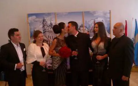 Nicoleta Luciu si Zsolt Csergo s-au casatorit la Miercurea Ciuc