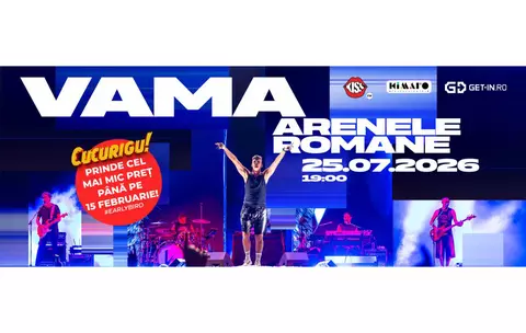 KIMARO Entertainment prezintă: VAMA – Live la Arenele Romane