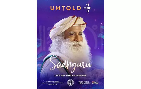 Sadhguru, unul dintre cei mai cunoscuți yoghini ai lumii, vine la UNTOLD
