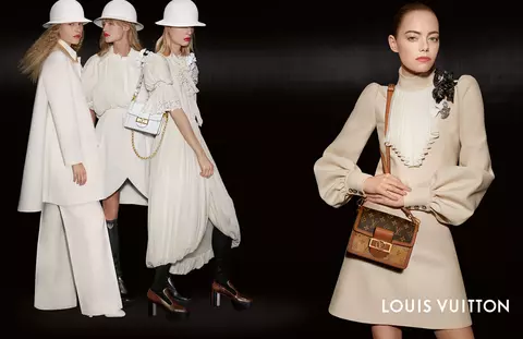 Emma Stone în noua campanie Louis Vuitton