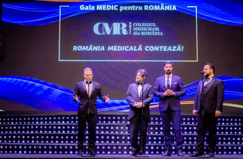 Tenorul ŞTEFAN von KORCH la Gala Colegiului Medicilor din România
