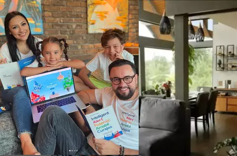 Cum arată casa Andrei și a lui Cătălin Măruță. Fiica lor, Eva, a postat noi imagini spectaculoase cu vila de un milion de euro