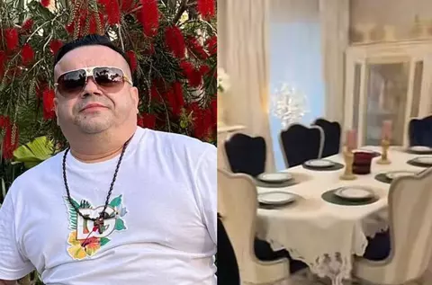 Cum arată vila lui Adrian Minune. Are o curte spațioasă, cu piscină, iar în garaj se află un Ferrari și un Lamborghini: „Designerul nostru a fost mama. Masa stă așezată în fiecare zi...”