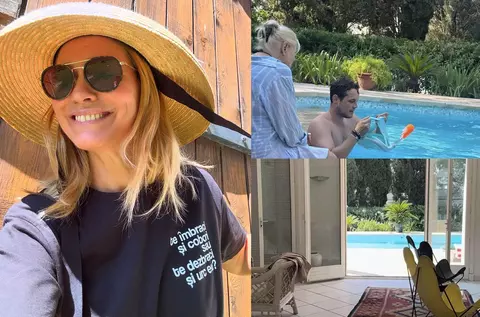 Cum arată casa de vacanță a Andreei Esca, din Franța. E situată în apropiere de Nisa, are piscină exterioară și o curte splendidă, înconjurată de natură