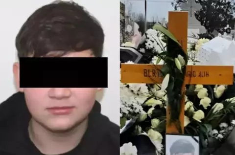 Cum arată mormântul lui Mario Alin Berinde, adolescentul ucis de colegi. Locul de veci este plin de flori, lumânări și o fotografie cu băiatul de 15 ani