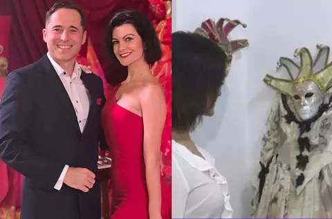 Cum arată casa în care locuiesc Dinu Maxer și Magdalena Chihaia. Actrița are o colecție de măști venețiene, iar el s-a ocupat de amenajări: „Inclusiv bucătăria a fost montată de mine”