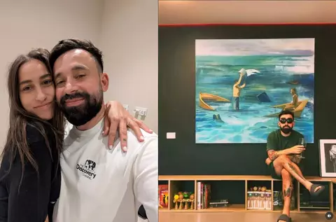 Cum arată casa în care locuiesc Oase și Maria Pitică, câștigătorii Power Couple. Ea și-a amenajat propriul studio de artă în apartamentul modern