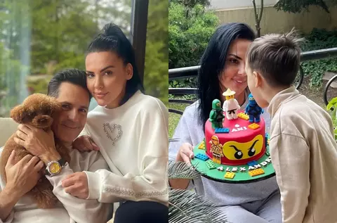Primele imagini cu chipul lui Alexandru, fiul Laviniei Pîrva și al lui Ștefan Bănică. Videoclip emoționant înaintea aniversării de 7 ani: „Am dat startul petrecerilor!”