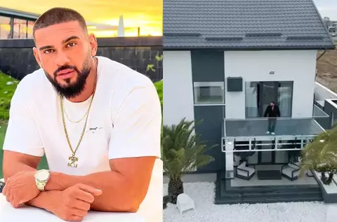 Cum arată casa lui Dorian Popa după renovare. Vila din Domnești are piscină, palmieri în curte și un interior amenajat modern