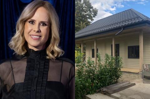 Cum arată casa de lângă pădure a Mihaelei Bilic. Se află pe Valea Prahovei și a fost construită în doi ani: „De la teorie la practică a fost cale lungă și cheltuială mare”