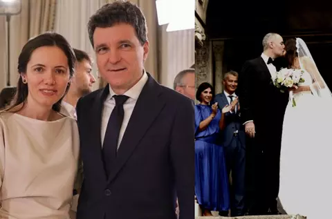 Nicușor Dan și Mirabela Grădinaru au participat la nunta lui Alexandru Nazare. Cine sunt politicienii care au fost la Casa Albă din București