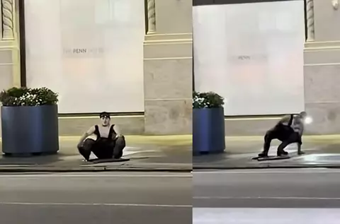 Bărbați filmați în timp ce ieșeau din canale la New York, în mijlocul străzii. Cum explică polițiștii fenomenul