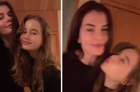 Imagini rare cu Irina Columbeanu și Monica Gabor împreună. Fiica lui Irinel s-a întors în Malibu: „Idolul meu, Moni Bomboni”