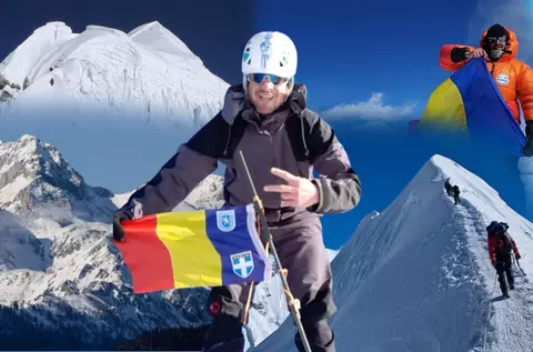 „Muntele are ultimul cuvânt!”. Un pompier din Craiova se întoarce în Himalaya pentru provocarea supremă: 7.129 de metri și steagul „Științei„ în vârf