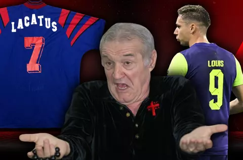 Gigi Becali a dezvăluit discuția cu tatăl lui Louis Munteanu, care-i spunea că are tricoul lui Lăcătuș. „Hai, nea Gigi, mai pune ceva și pentru ăla mic al meu. Pentru fratele lui Louis!”. Exclusiv