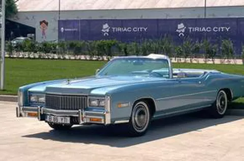 Ion Țiriac a venit la marele eveniment cu un splendid Cadillac Eldorado decapotabil