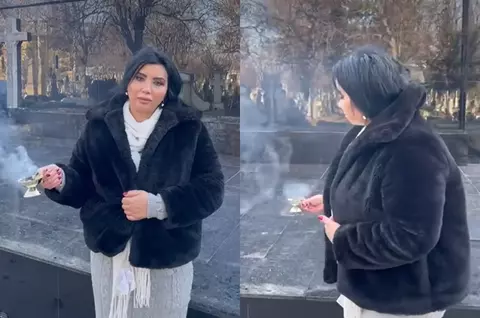 Adriana Bahmuțeanu s-a filmat la cavoul lui Silviu Prigoană, cerând ajutor pentru a-și recupera copiii: „Te rog să faci dreptate! Dă-i un semn băiatului tău mai mare, care are o problemă cu toate femeile. Se răzbună...”