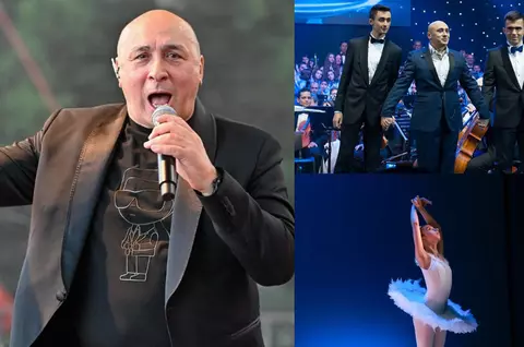 Marcel Pavel, mândru că are o familie de artiști. Sasha și Richard sunt pianiști, iar mezina Iuvenalia e balerină și elevă de 10: „Sunt un tată ferm când vine vorba de educație”