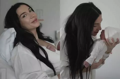 Ștefana Peev a devenit mamă pentru a treia oară. Primele imagini cu bebelușul: „El e aici! Abia aștept să vină copiii să-l vadă”