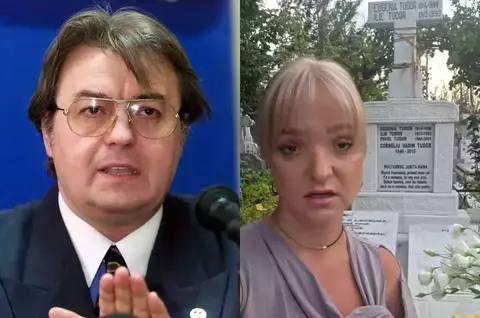 Cum arată mormântul lui Corneliu Vadim Tudor la 10 ani de la moartea lui. „Tribunul” nu a fost uitat de cei care l-au iubit