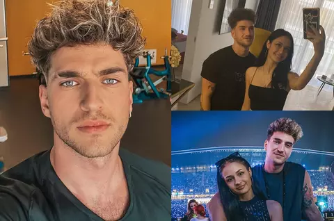 Cine este Mădălin Șerban de la Power Couple. Are 25 de ani, a făcut parte din trupa 5GANG și e logodit cu Dilinca
