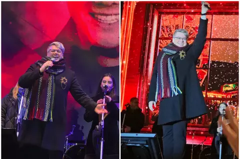 Momente amuzante la concertul lui Fuego de la Piața Constituției. Cum a reacționat când fanele îl imitau: ”Am văzut la spectacolul meu mulți tineri. Am stat 45 de minute să fac poze cu ei" / EXCLUSIV