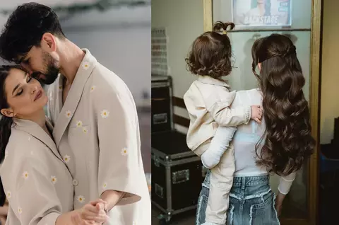 Theo Rose și Anghel Damian și-au tuns fiul, la cererea lui, după ce a intrat la grădiniță: „Am păstrat părul. M-a rugat nevastă-mea să mă întorc cu el în pungă”