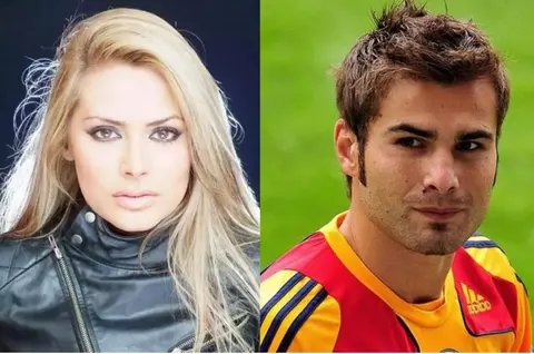 Povestea de dragoste dintre Kitty Cepraga și Adrian Mutu. El tocmai divorțase de Alexandra Dinu, iar idila lor a început la Londra