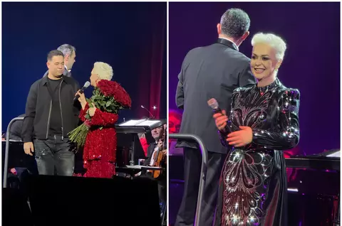 Monica Anghel, dialog savuros cu fiul ei adolescent pe scena Sălii Palatului: ”Te iubesc, te prețuiesc și să nu mă mai superi! OK? Promiți? Public?” / EXCLUSIV