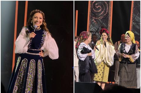 Momente spumoase pe scena Sălii Palatului! Ce i-a spus Mioara Velicu Andrei, la spectacol: ”Vorbesc cu Dumnezeu, să-mi dea zile mai multe, să fiu aici lângă tine tot timpul”/ EXCLUSIV