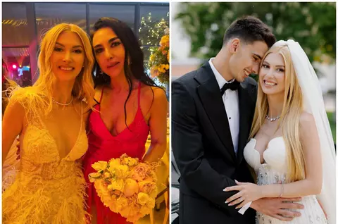 Cine este Mirela Novac, bruneta misterioasă care a prins buchetul la nunta Andreei Bălan cu Victor Cornea! Are o afacere și lucrează în lumea modei / EXCLUSIV