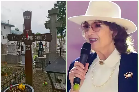 Dragoste eternă! Ce a făcut Angela Similea la mormântul regretatului ei soț, Victor Surdu: "A pus flori ultima dată, și un șnur pe cruce. Foarte frumos gest" / EXCLUSIV