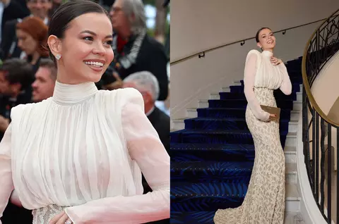 Denisa Filcea, apariție rafinată la Cannes. A fost însoțită de soțul ei și de fiica lor: „Nu am mai simțit astfel de emoții de când am născut!”