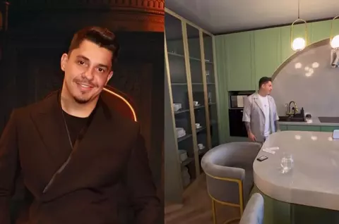 Cum arată noua casă a lui Bogdan de la Ploiești. Locuința are o bucătărie mare, dormitoare cu tavan înstelat și un dressing spațios, organizat ca o expoziție de lux