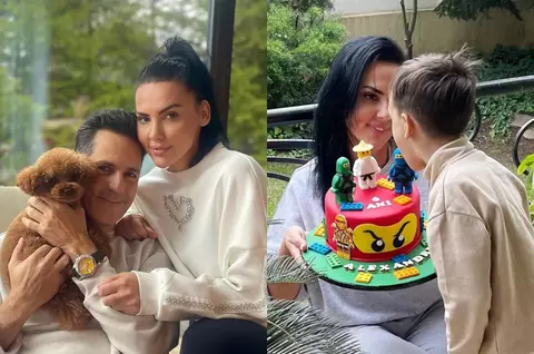 Primele imagini cu chipul lui Alexandru, fiul Laviniei Pîrva și al lui Ștefan Bănică. Videoclip emoționant înaintea aniversării de 7 ani: „Am dat startul petrecerilor!”