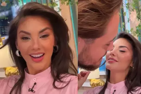 Ramona Olaru, moment jucăuș cu Aris Eram la Neatza: „Te pupi acolo, ai treabă!”. Cum s-au filmat la nici o zi după apariția lui Steve Ant alături de Alina Oprea