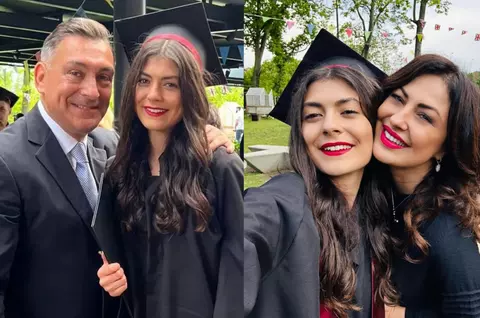 Mayra, fiica lui Ilie Dumitrescu, a absolvit facultatea. A îmbrăcat o rochie scurtă și pantofi cu tocuri de 10 cm la ceremonia de premiere: „Sunt mândru de tine și te iubesc!”. Ce relație are cu frații ei